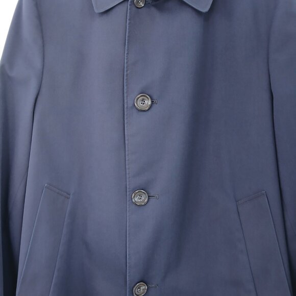 Vintage Aquascutum Aqua 5 Trench Coat in Navy Blue - Picture 2 of 15